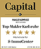 Capital Makler Kompass - Höchstnote für die S-ImmoCenter GmbH